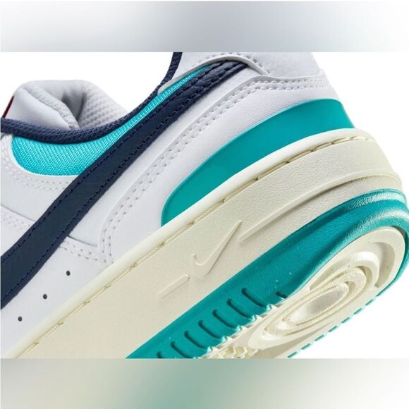 Nike Gamma Air Force Dusty Cactus Trainers White/Blue/Turquoise New in box - Picture 4 of 13